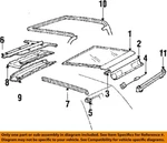 Gm Oem 84-88 Cutlass Calais Back Glass T-top Roof-guide 3082487. Fixed Price $11.31.
