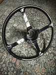 Jaguar XK120 Steering Wheel Original 4 Spoke Oem Refurbished Black. Fixed Price $475.00.