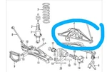 Jaguar XJ6 95-97 Rear Sub Frame Crossmember Differential Bracket Brace CAC7581. Fixed Price $79.95.