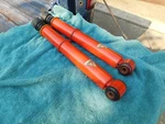New, Nos Koni Shocks 75'- 76' Audi 100 Ls Rear # 82K- 1901. Fixed Price $120.00.
