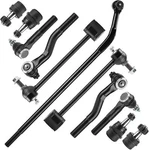 For 2007-2017 Jeep Wrangler Front Inner Outer Tie Rods Upper Lower Ball Joints. Fixed Price $88.79.