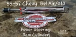 Chrome Power Steering Cylinder Ram 1955-1957 Chevrolet Bel Air. Fixed Price $225.00.