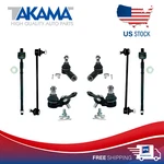 8PCS Steering&suspension Kit Ball Joints Tie Rod Ends Sway Bar Links For Toyota. Fixed Price $63.44.