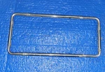 Vintage Gm Accessory License Plate Frame 1940'S Adjustable Stainless Steel. Fixed Price $115.65.