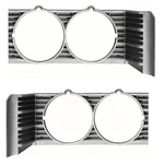 Oer Headlamp Bezel Set For 1969 Chevrolet Impala Bel Air Biscayne And Caprice. Fixed Price $209.98.