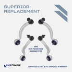 Autoacer -4P Front Upper Control Arms W/pu Bushings For Lexus LS460 LS600H 4/2WD. Fixed Price $199.00.