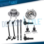 10PC Front Wheel Bearing Hubs Tierods 2005 - 2009 Ford Mustang Bolt No Abs. Fixed Price $125.16.
