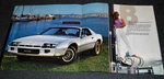 1982 Chevy Camaro Berlinetta Original Dealer Sales Binder Poster Print Ad. Fixed Price $12.99.