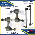 Moog Oem Front & Rear Sway Bar Links For 2001-2005 Dodge Stratus Lifetime Warra.. Fixed Price $150.47.