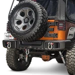 For Jeep Wrangler Jk 18 Rugged Ridge Spartacus Full Width Black Rear Hd Bumper. Fixed Price $899.99.