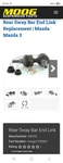 For Mazda Moog Sway Stabilizer Bar Link Rear K750069 / 2007 - 2013. Fixed Price $16.00.