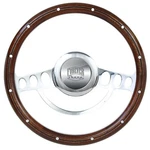 Hot Rod Street Rat Billet & Wood Steering Wheel Nine Hole 14". Fixed Price $198.88.