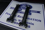 1970 Mustang Autolite D0ZF-18045-A Front Assy Line Shocks, Boss 302 Date 9MA. Fixed Price $1850.00.