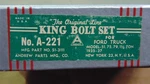 Ford 1/2 Ton Truck 1935-1937 Nos Andrew King Bolt Pin Set A221. Fixed Price $34.75.