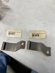 1950-52 Ford Nos Stabilizers To Susp Lower Arm Retainers 8A-5476 8A-5477-A. Fixed Price $28.00.