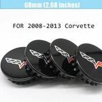 4PCS Flag Crossed Wheel Center Hub Caps For 2008-2013 C6 Corvette. Fixed Price $23.99.