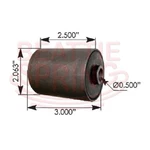 (pair) Ford Mercury Leaf Spring Bushings RB82 Mustang. Fixed Price $24.99.