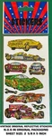 Race Cars Various - Vintage Original Vinyl Decal Sheet Total 9. Fixed Price $9.39.