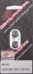 Billet Specialties Hose Separator .500X.500 -polished. Fixed Price $42.01.