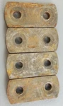 New 1935-40 Passenger Car Ford 48-5304-B Front Spring Shackle Bars. Fixed Price $19.99.