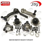 For 1997 - 2004 Chevy S10 4WD Front Upper Lower Ball Joint Idler Pitman 6PC Kit. Fixed Price $66.99.