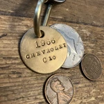 1966 Chevrolet C-10 Truck Solid Brass Key Fob Chevy Pick Up Longbed Fleet. Fixed Price $14.95.