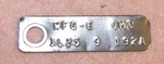 1971 Ford Custom Galaxie 500 Ltd Monterey Marquis Orig 3L25 9" Rear End Axle Tag. Fixed Price $129.00.
