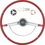 Oer Reproduction Red Steering Wheel Kit 1965 Chevy Bel Air Biscayne And Impala. Fixed Price $369.98.