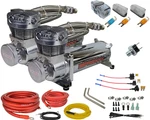 Airmaxxx Dual 480 Chrome Compressors W/wiring Kit & 180 Psi Switch Ride. Fixed Price $441.50.