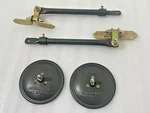 Fit For Willys Jeep Gpw CJ3A CJ3B CJ2A M38 M35 Arm Bracket Kit 5" Mirror Pair. Fixed Price $55.90.