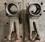 1967 C2 Lh Rh Corvette Rear Trailing Arm Spindle Support Bearing Yoke Mount Pair. Fixed Price $175.00.