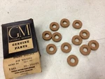 Nos 1934-1954 Chevrolet Rear Spring Shackle Pin Washers Box Of 12 Gm 593705. Fixed Price $12.99.