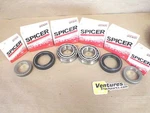 Wheel Bearing Seal And Retainer Kit Dana 44 Rear Both Sides Jeep Wagoneer. Fixed Price $92.76.