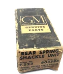 O.e. Delco Spring Shackle Kit Rear #603588; For Various G.m. Vehicles, 1933-1954. Fixed Price $74.50.