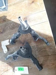 1971-73 Mustang Cougar Front Disc Brake Spindles Pair D1ZA-3107-AA /D1ZA-3108-AA. Fixed Price $400.00.