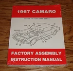 1967 Chevrolet Camaro Factory Assembly Instruction Manual Chevy Rs. Fixed Price $32.00.