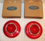 1956 Ford Car Custom Fairlane 500 Thunderbird Orig Nos L+r Rear Tail Lamp Lenses. Fixed Price $299.00.