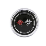 Chevy Cross Flags Deluxe Horn Cap For 1967 Chevrolet Corvette. Fixed Price $129.99.