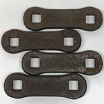 Nos Ford Rear/front Spring Shackle Bars Hot Rod V8 1932-48 Model Square Hole. Fixed Price $20.00.