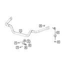 Genuine Mopar Stabilizer Bar Bushing 68264639AC. Fixed Price $20.88.