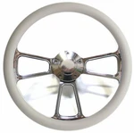Hot Rod Street Steering Wheel Billet And Gray, Fits Many Gm Columns. Fixed Price $194.56.