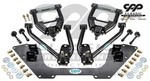 62-67 Chevy Nova Cpp Upper Tubular Arms And Lower Mini Sub Frame Usa Made Black. Fixed Price $839.00.