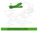 Honda 52371-TK8-A00 Right Rear Trailing Arm For 2011-2017 Odyssey New Genuine. Fixed Price $169.97.
