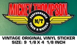 Mickey Thompson Performance Tires & Wheels-vintage Original Vinyl Decal Sticker. Fixed Price $9.53.