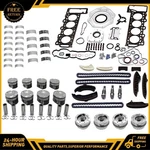 Engine Rebuild Piston Gasket Bearing Timing Kit For Mercedes-benz M176 M177 4.0T. Fixed Price $161.50.