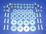 Chevy Rear Bumper & Bracket Bolt Mounting Set 1956 Chevrolet New. Fixed Price $30.49.