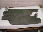 Late 60'S Chevrolet Impala Sun Visor Pair Chevy Green. Fixed Price $24.99.
