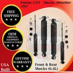 Monroe Oem Front & Rear Shocks For 1967 Pontiac Gto Lifetime Warranty. Fixed Price $187.98.