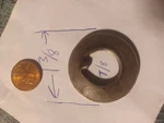 1963 Mopar Chrysler Front Hub Spindle Washer 300 Dodge 880 11" Drum. Fixed Price $19.00.