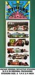 Formula 1 Various - Vintage Original Vinyl Decal Sheet Total 6. Fixed Price $9.39.